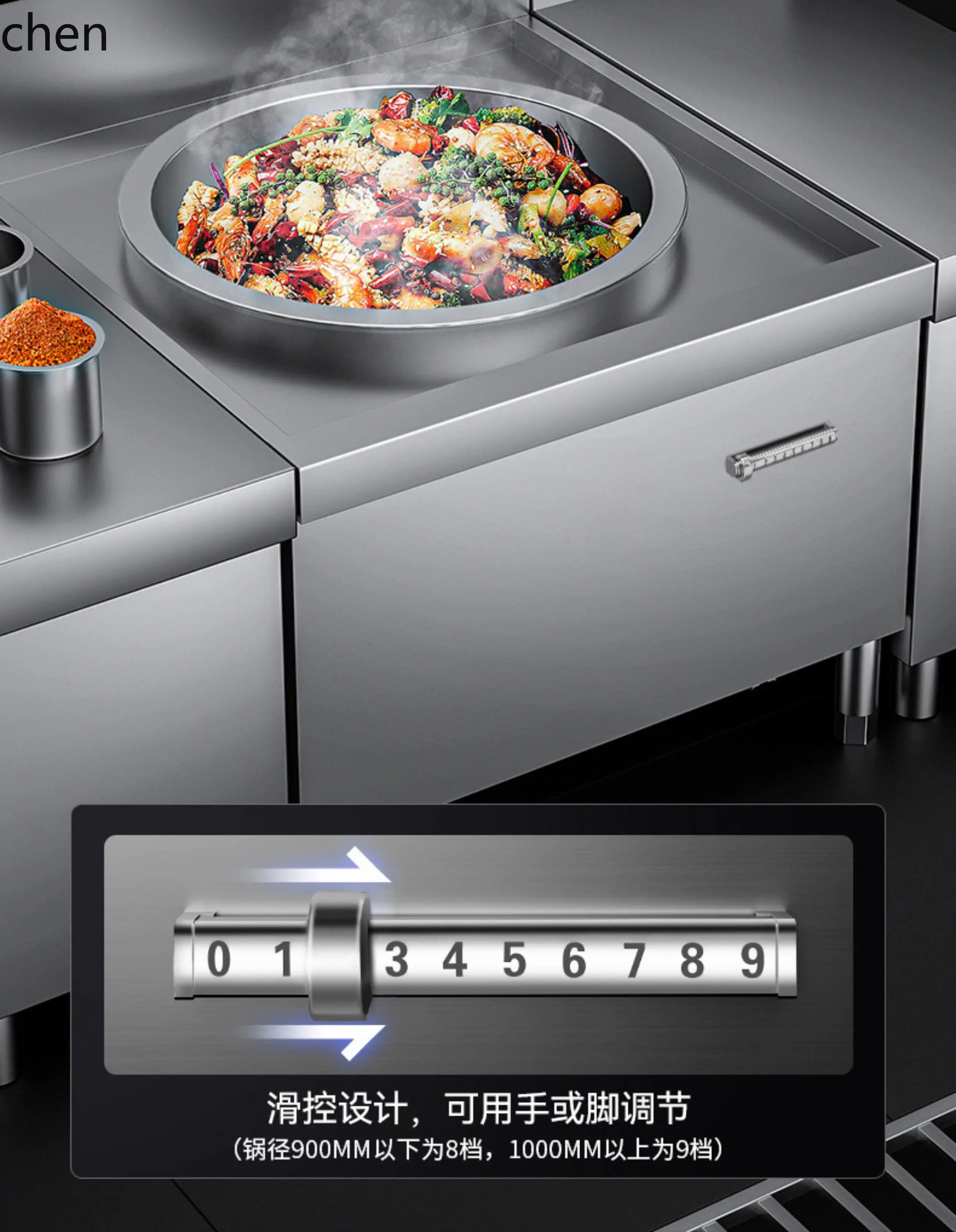Induction Cooker Commercial - ZML commerciële inductiekookplaat grote potkachel rijstzaak