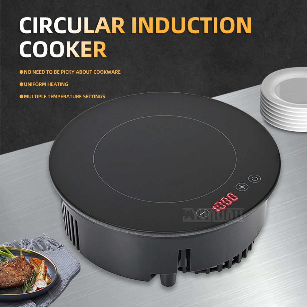 Induction Cooker Commercial - Commerciële inductiekookplaat Circulair ingebed Panela Inducao