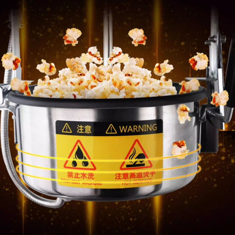 Commercial Popcorn Machine - Volledig Automatische Commerciële Popcornmachine 220/110V RVS