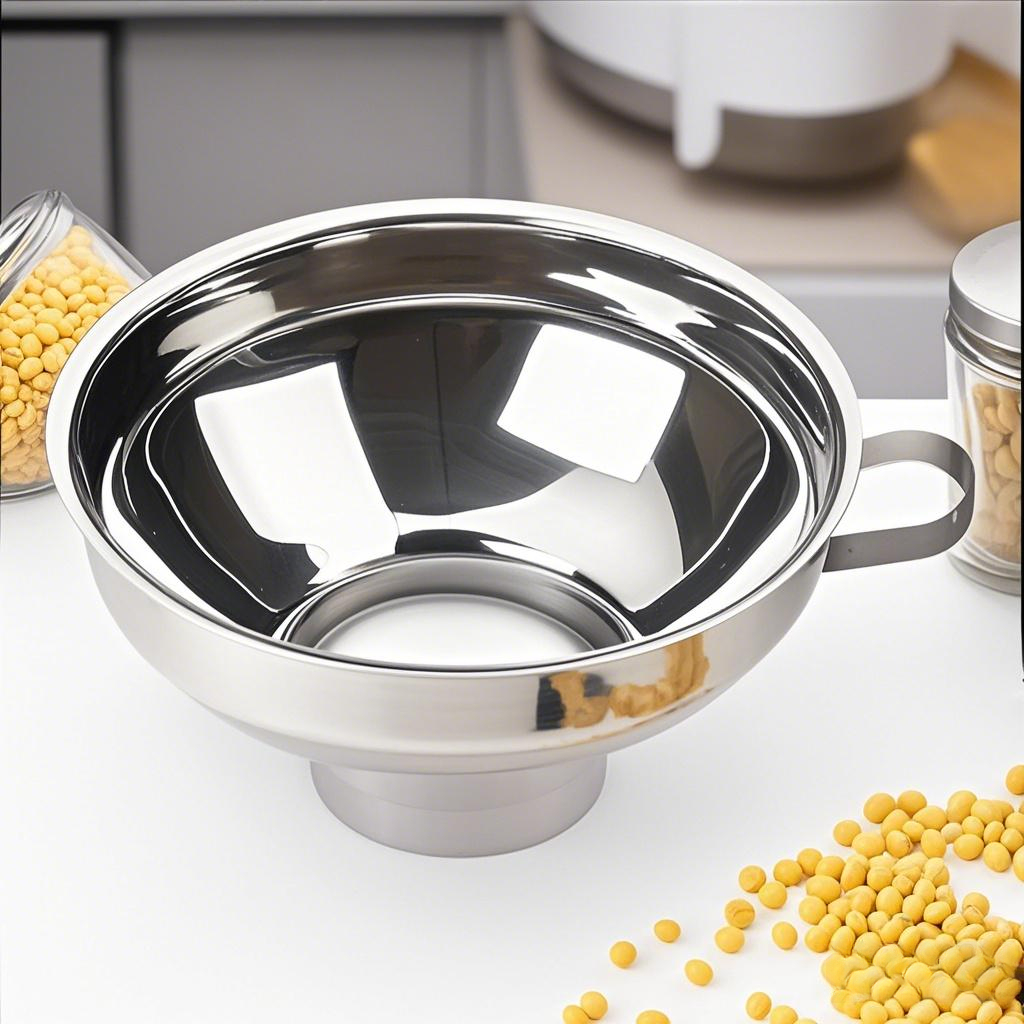 Commercial Kitchen Utensils - Roestvrijstalen trechter Inblikkende trechter voor gebruik