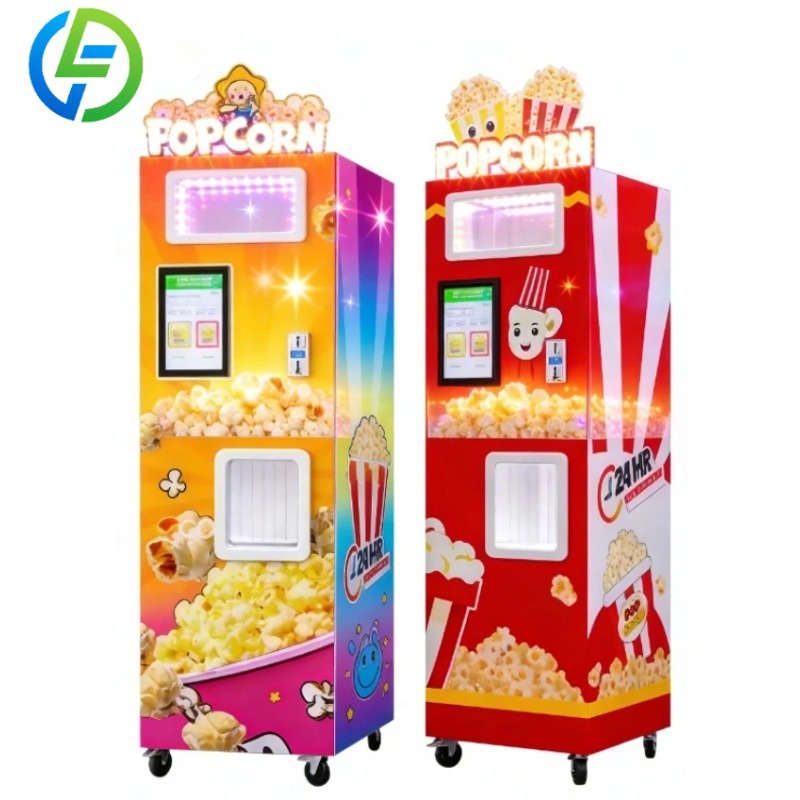 Commercial Popcorn Machine - Geavanceerde, nieuwe stijl automatische popcornverkoopautomaat 110V/220V