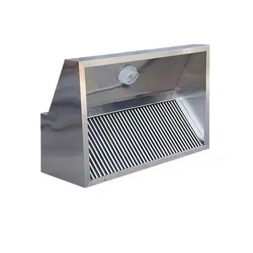 Commercial Kitchen Hood Cleaning - Commerciële hotelkeuken roestvrijstalen elektrische afzuigkap met