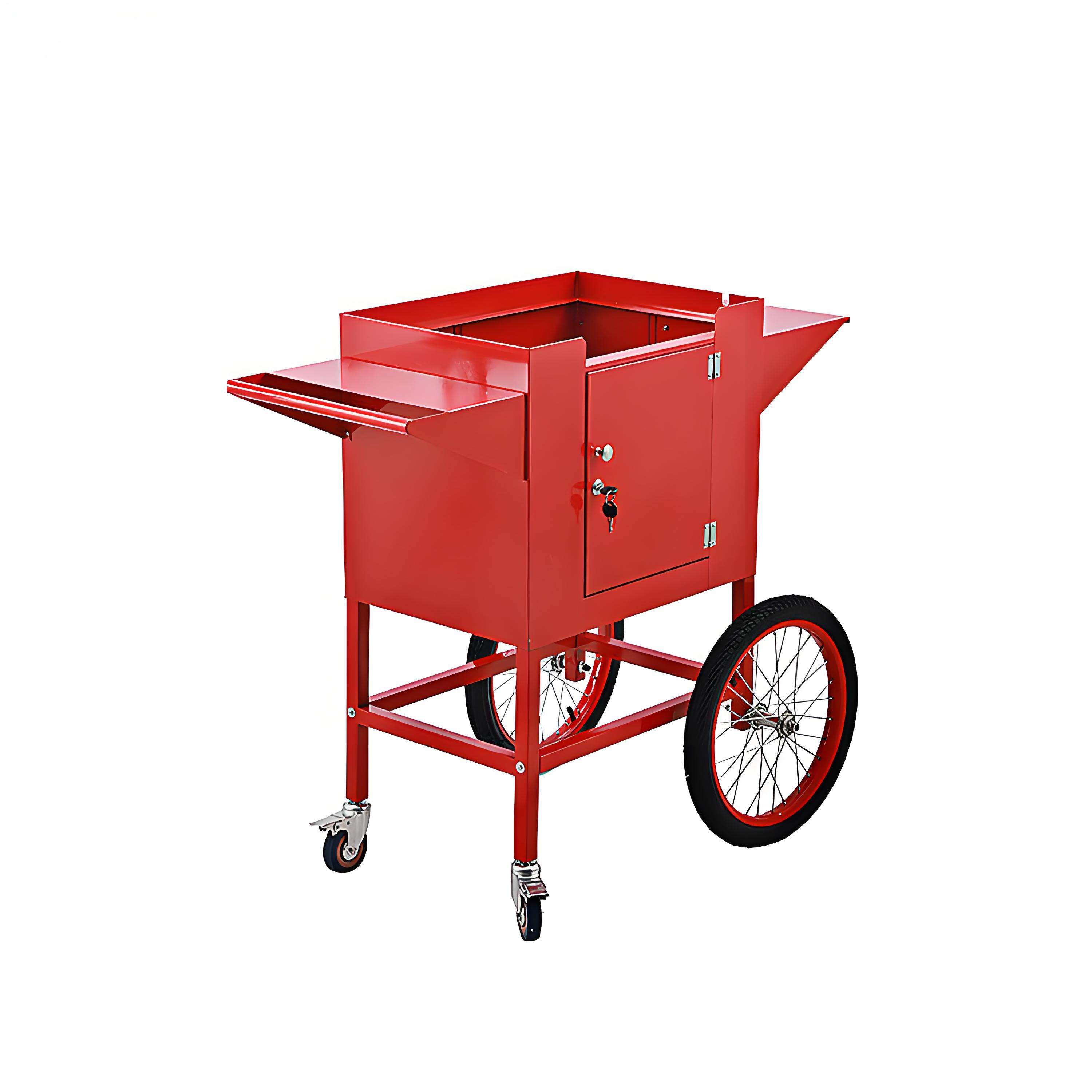 Commercial Popcorn Machine - Commerciële Popcornmachine Met Kar 220V 1400W