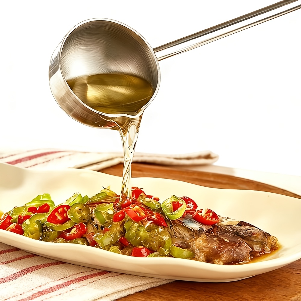 Lange steel lepel van 304 roes - Commercial Kitchen Utensils recensie en prijs