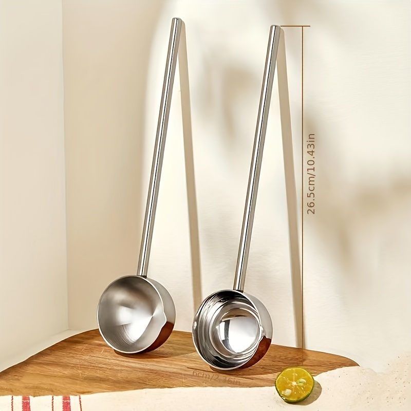 Lange steel lepel van 304 roes - Commercial Kitchen Utensils recensie en prijs