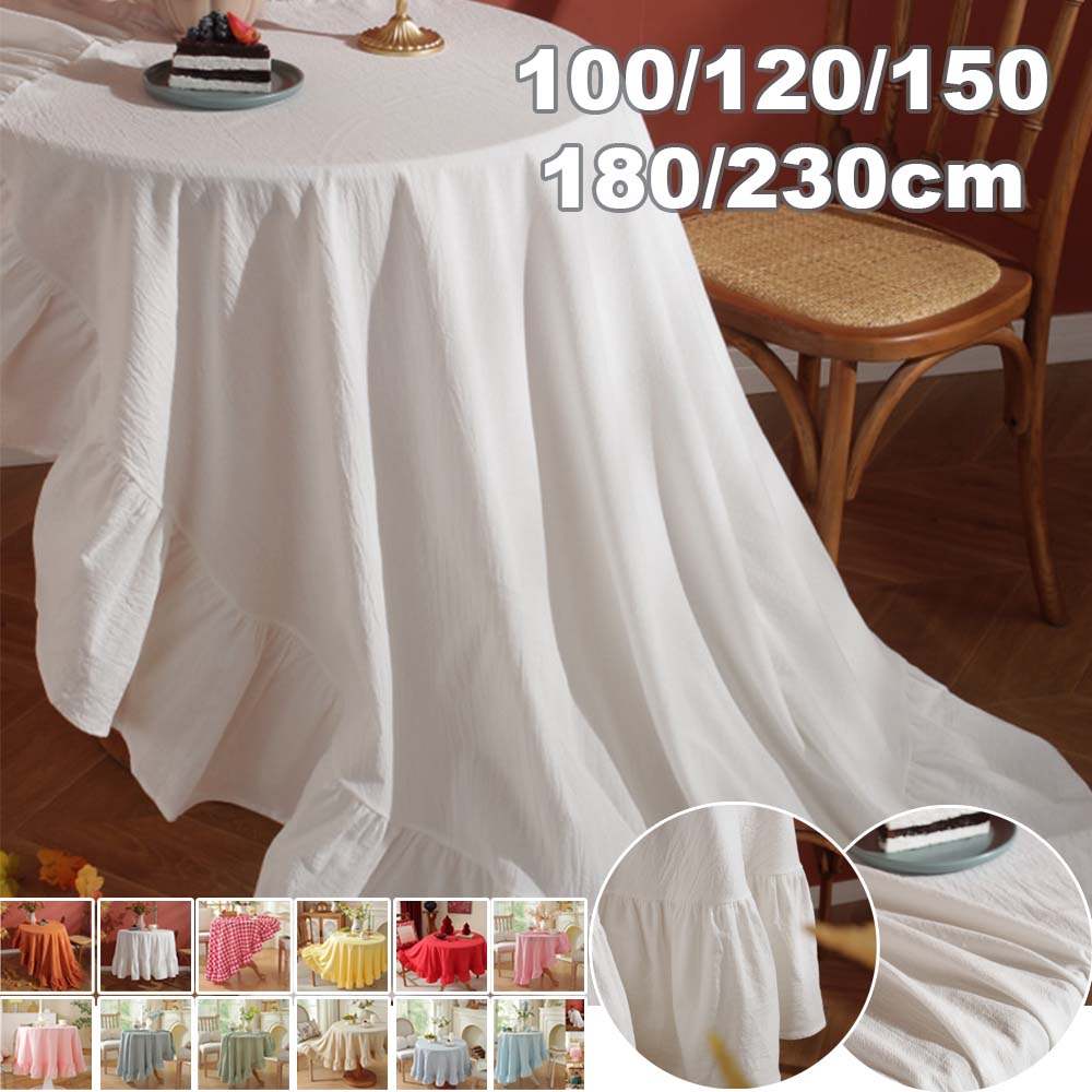 Effen kleur rond tafelkleed ge - Commercial Dishwasher Table recensie en prijs