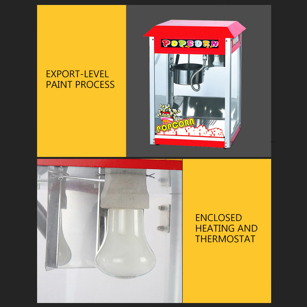 Elektrische commerciële popcor - Commercial Popcorn Machine recensie en prijs