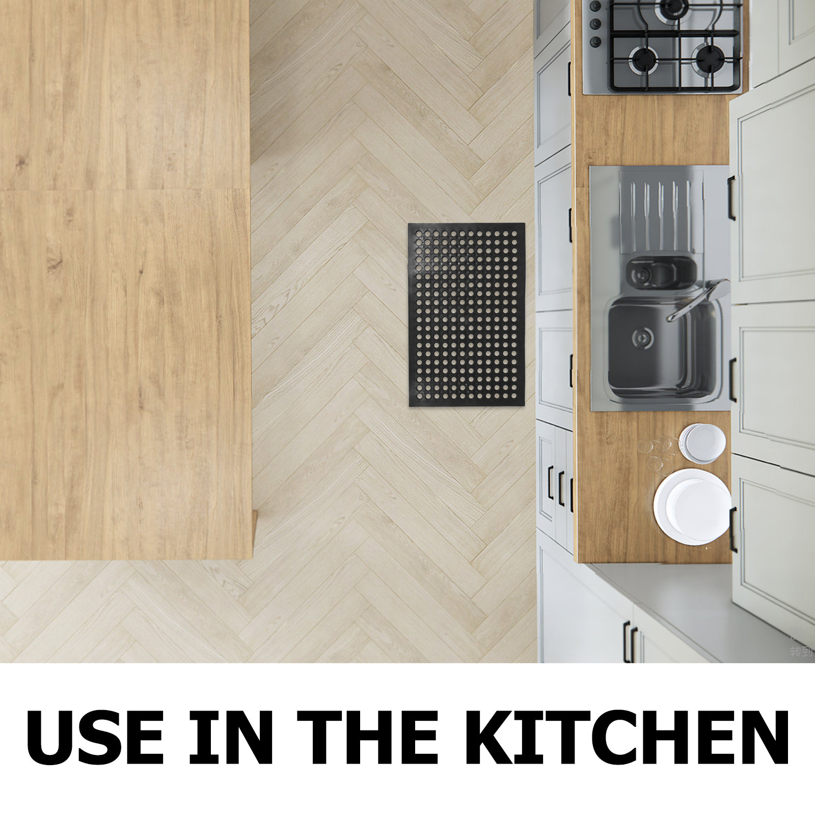 Rubberen antislip keukenmat, w - Commercial Kitchen And recensie en prijs