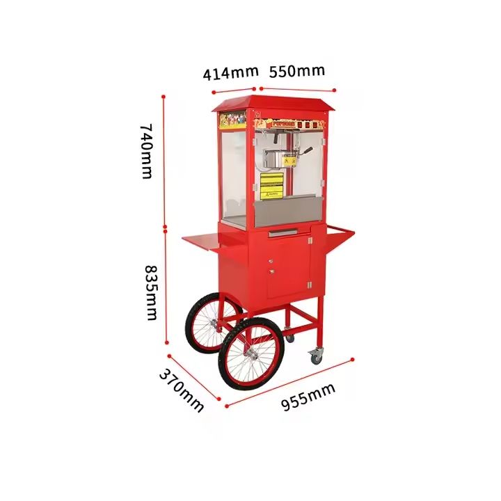 Commerciële Popcornmachine Met - Commercial Popcorn Machine recensie en prijs
