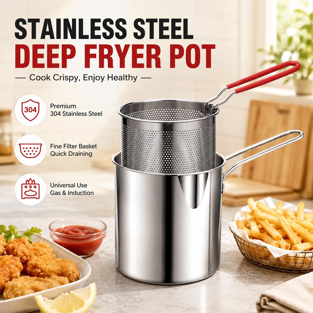 Roestvrijstalen frituurpan met - Commercial Kitchen Cooking recensie en prijs